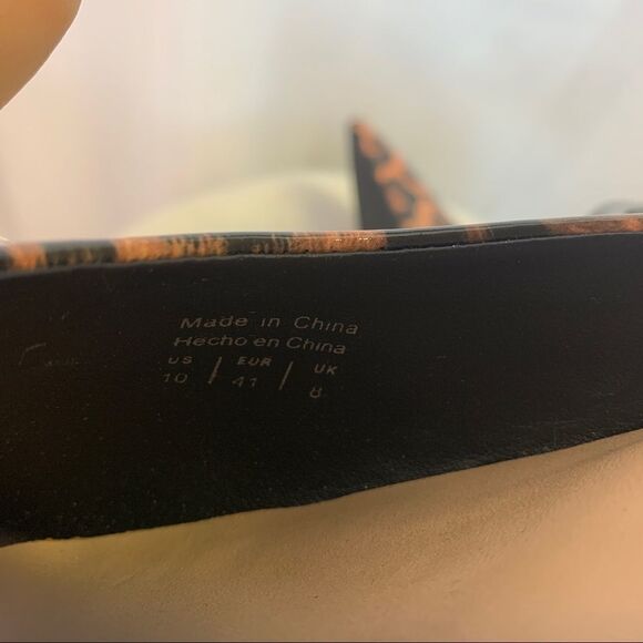 Call It Spring patent leopard animal print high heels size 10 - Picture 8 of 9